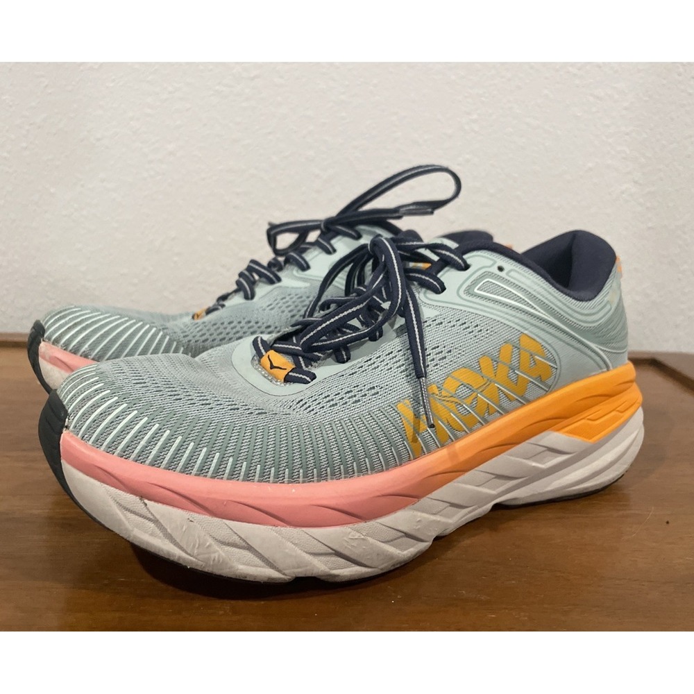 Hoka One One W Bondi 7 Women's Running Shoes 1110519 LRBI Sneakers size 9.5